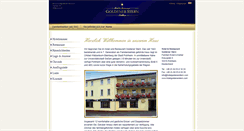 Desktop Screenshot of hotelgoldenerstern.com